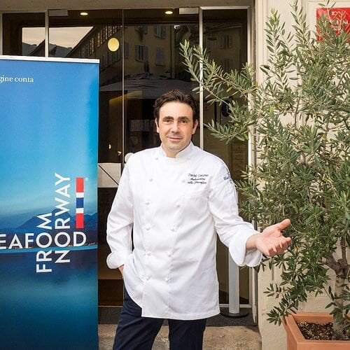 Chef Daniel Canzian is the new ambassador for Norwegian stockfish in Italy.