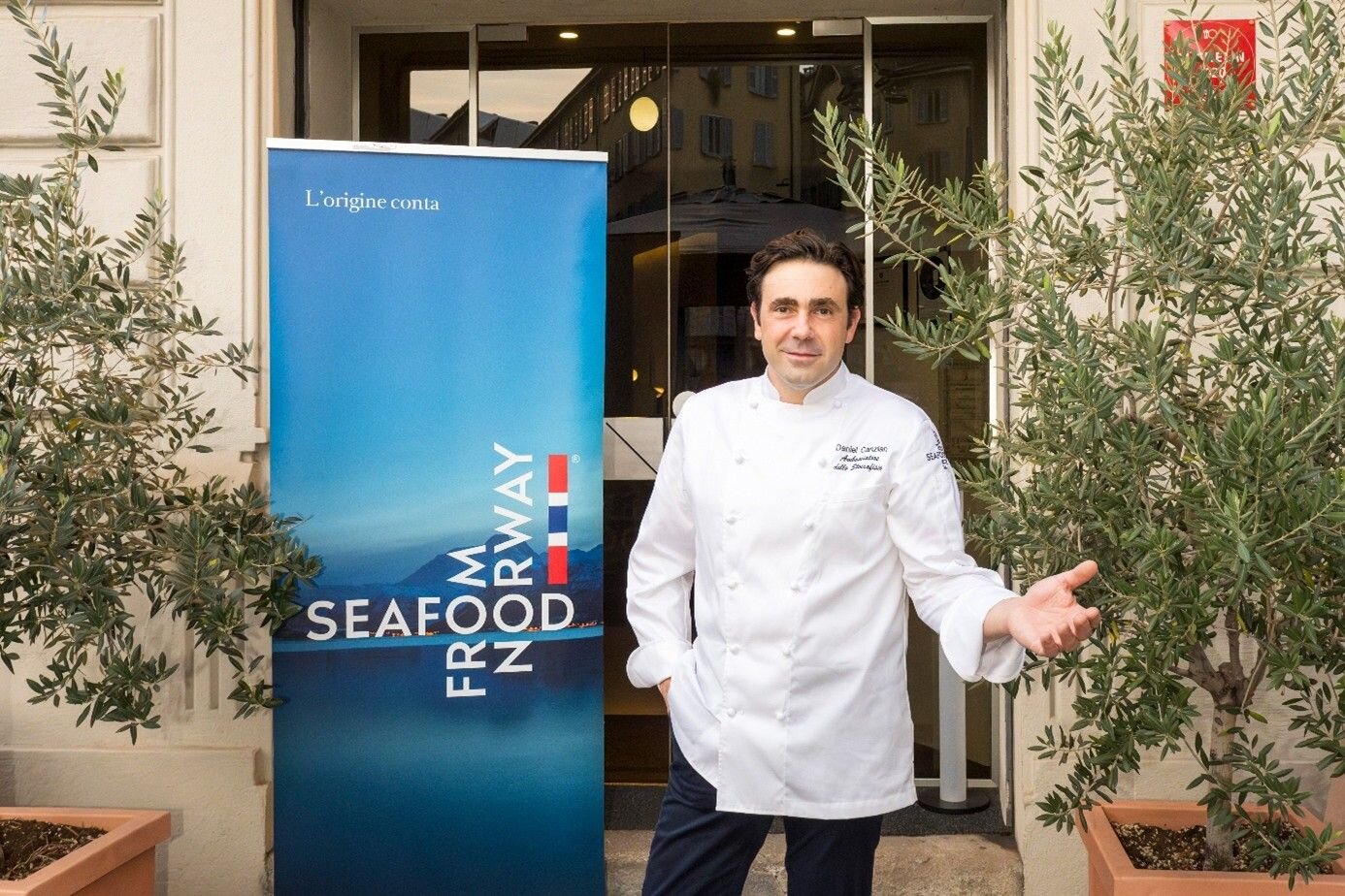 Chef Daniel Canzian is the new ambassador for Norwegian stockfish in Italy.