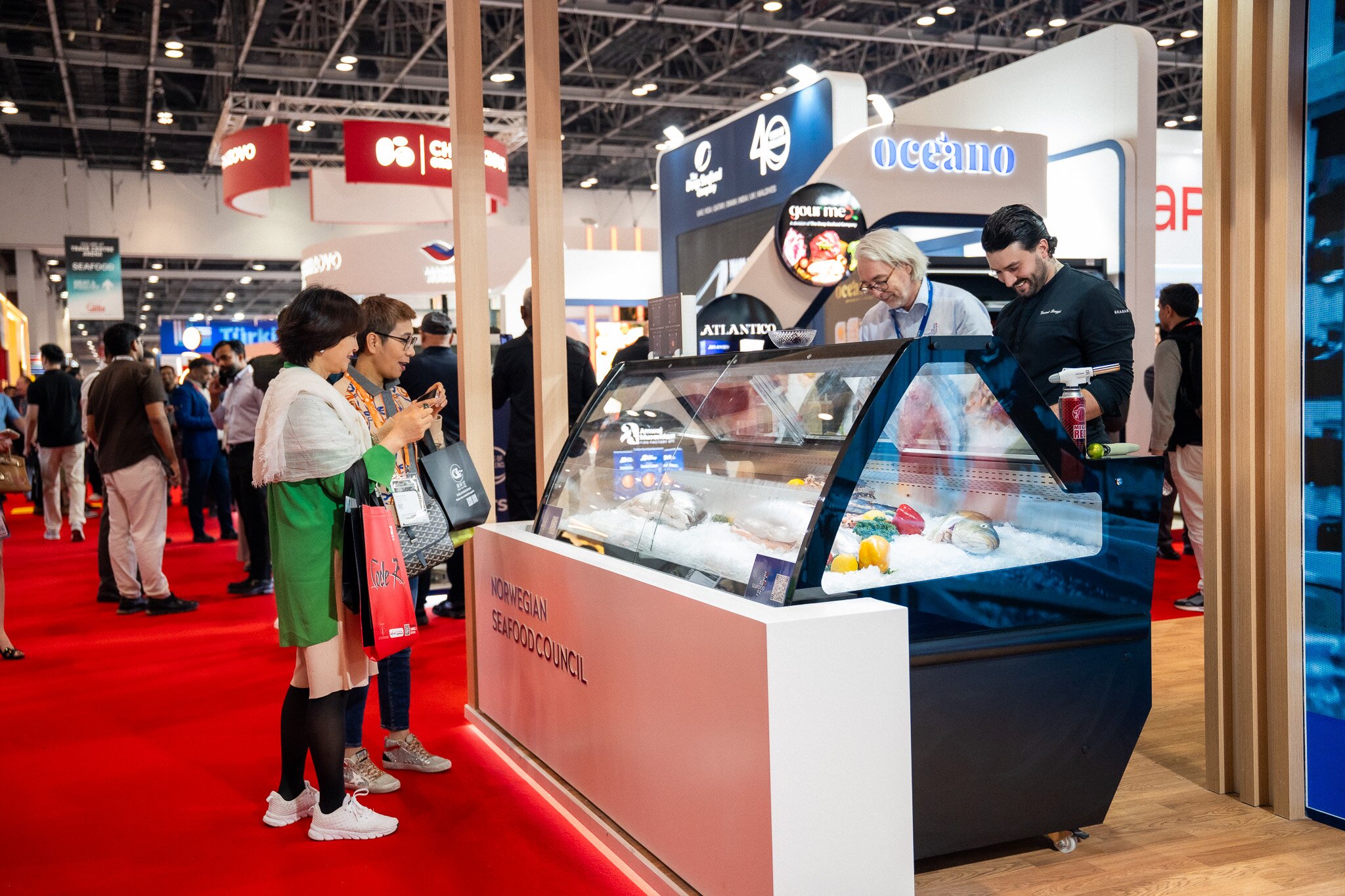 Photo from the Norwegian Pavilion at Gulfood 2026.