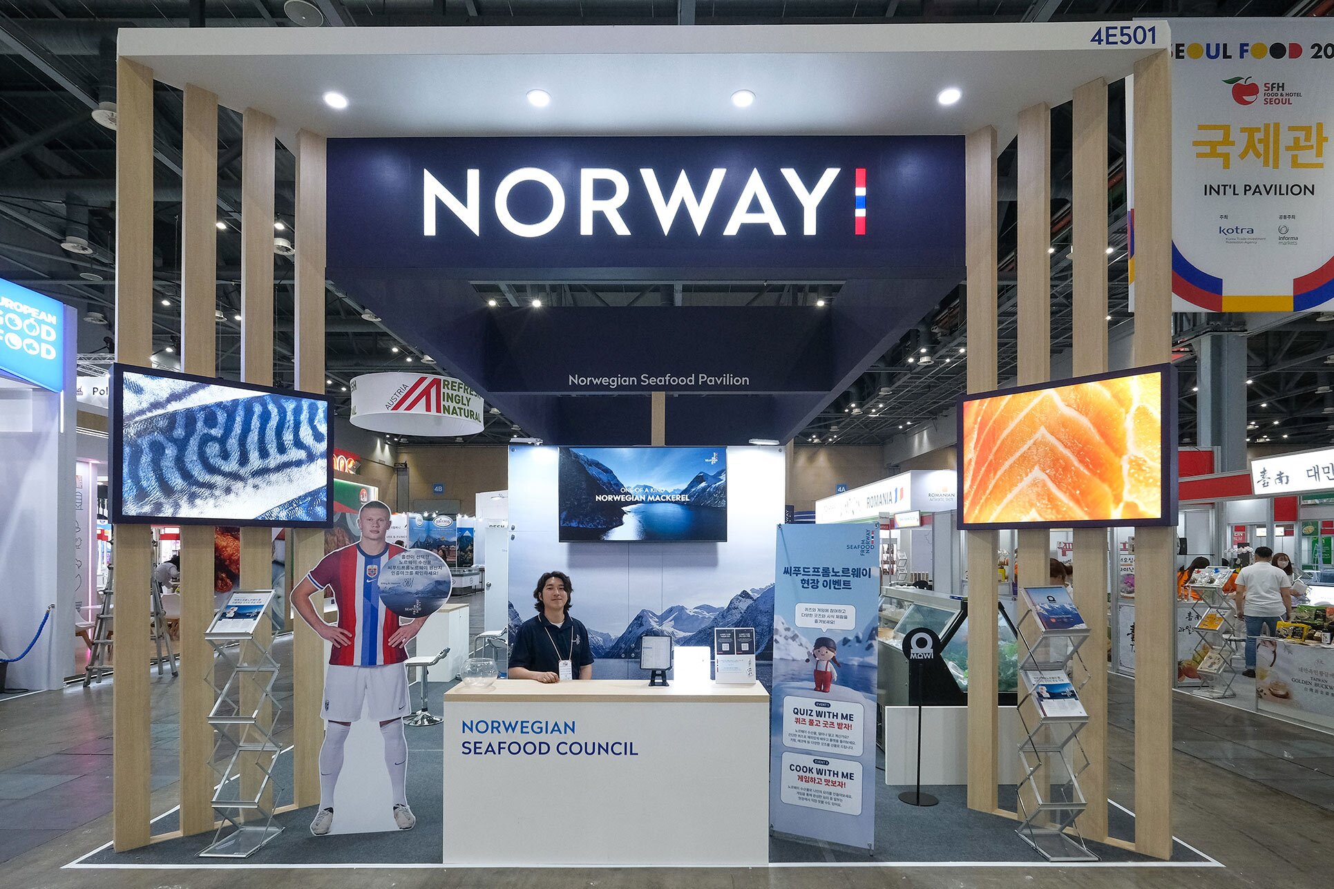 The NSC stand at Seoul Food Show 2025