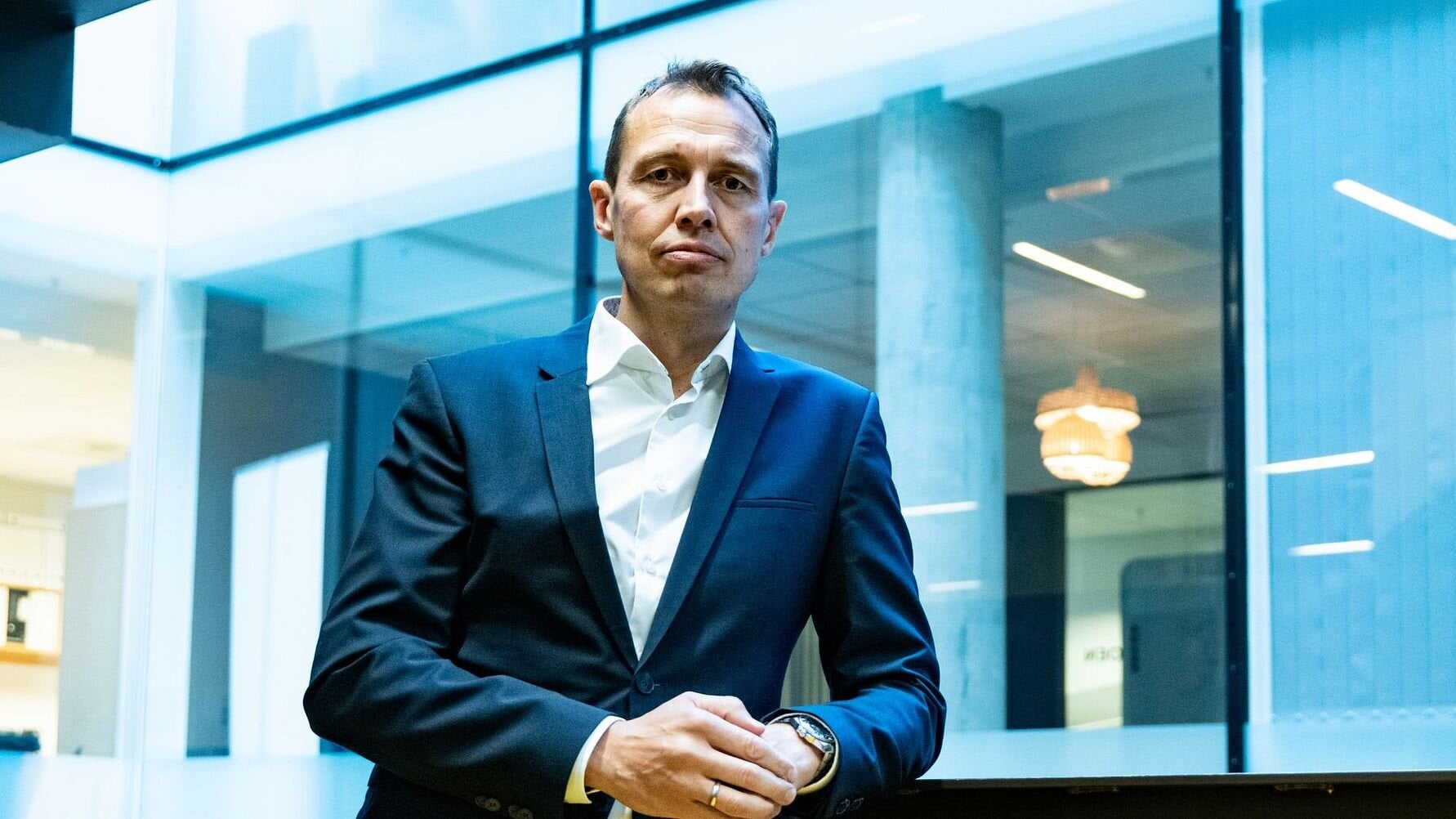 Christian Chramer, CEO of the Norwegian Seafood Council points out that there are several factors affecting the decline in Norwegian seafood exports in April. Photo: Knut Aaserud.