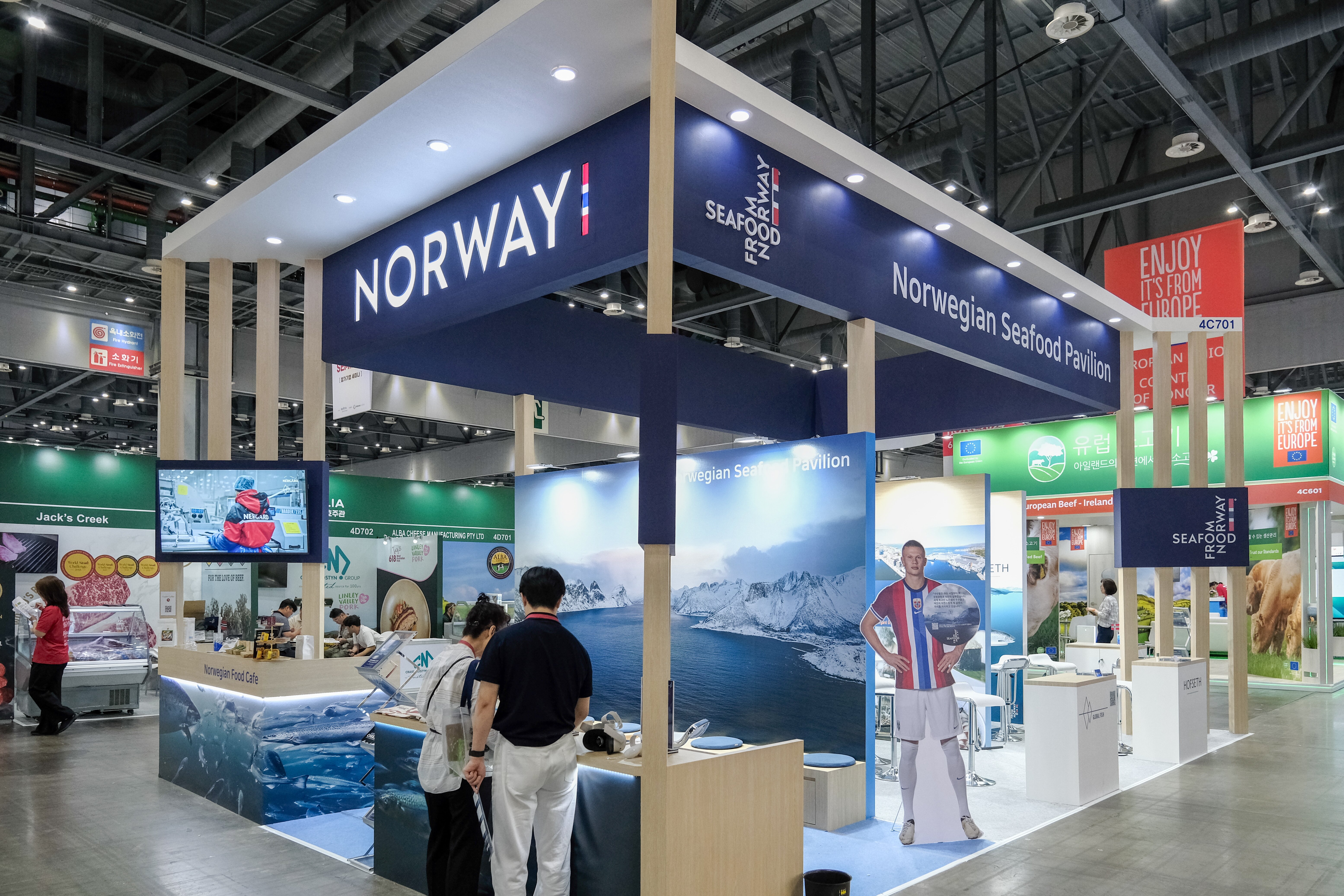 Exhibition from last years Norway pavilion during Seoul Food Show 2024