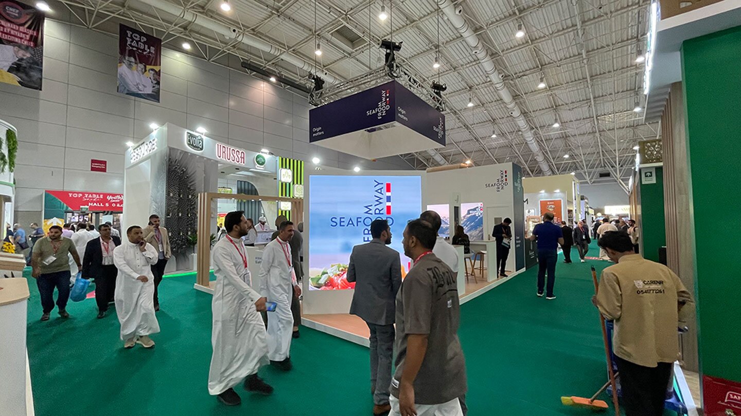 Picture of the stand from previous year of The Saudi Food Show