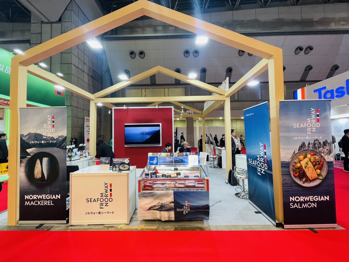 Expo from the nordic pavilion on foodex 2024