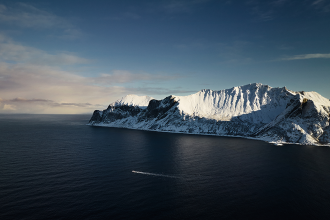 Mountains and ocean